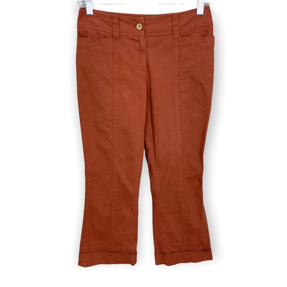Dolce & Gabbana Casual Pants Size 26 US‎ 40 IT Rust Orange Cropped Straight